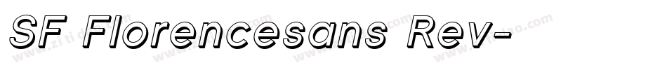 SF Florencesans Rev字体转换